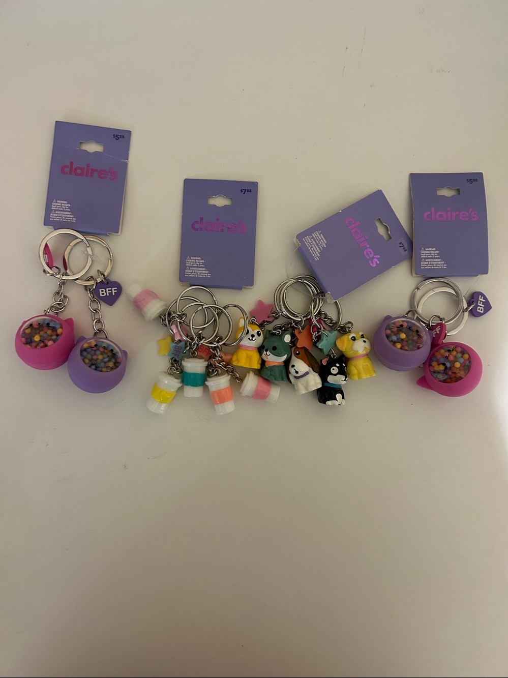 Claire’s Key Chain Bundle New
